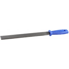 Рашпиль STAYER 16621-25 "PROFI" плоский с пластмассовой ручкой, 250мм 